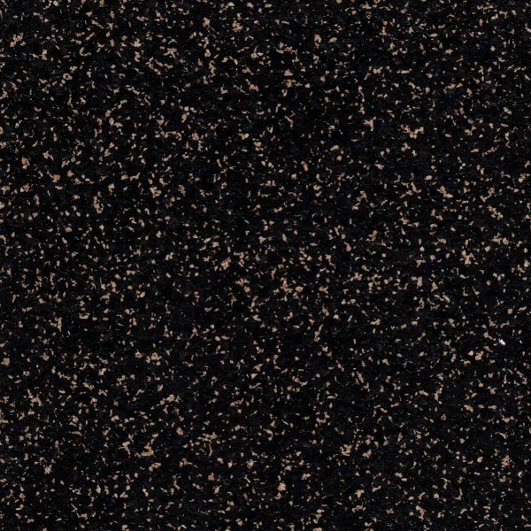 Rubber cork flooring, black